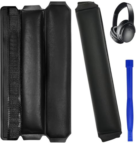 Fascia di ricambio per cuffie Bose QC35 & QuietComfort 35 II – Velcro archetto in pelle sintetica, accessori di ricambio fai da te