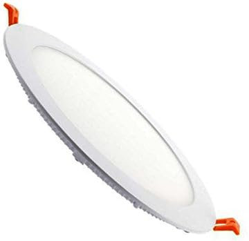 COUSON Empotrable LED Redondo 26W Ultra Fino Techo Ø240mm Placa Extraplana 3640 Lumenes Luz Mulit-color 3CCT 2700K-4000K-5700K