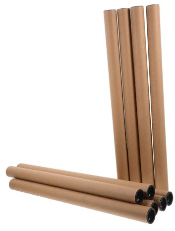 Uonlytech 10Pièces Tubes Carton Kraft pour Affiches Tubes de Transport Réutilisables Stockage et Envoi de Posters Artworks et Documents