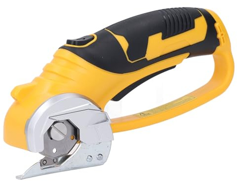 Kartonschneider Wiederaufladbare Kabellose Elektrische Schere mit Vorderen LED -Licht Rotary Cutter für Stoff Leder Teppichschwämme
