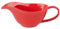 Salsera Crema de cerámica de cerámica roja del hogar con asa, cafetera lechera de leche, olla/olla/olla de servicio/olla de crema de leche Botella