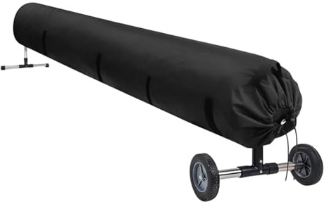 Aufroller für Poolabdeckung, Schutzhülle für Solar-Poolaufroller, Abdeckplane aus Oxford-Stoff für Aufroller, Wind/Regen/Staub/UV
