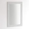 ARHome Wandspiegel, 90 x 60 cm, Esche Weiß, Spiegel, Made in Italy