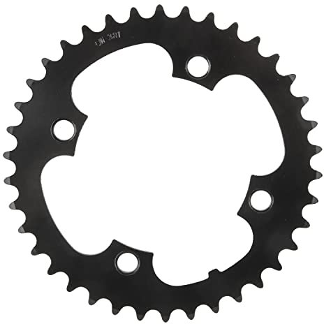 M-Wave Unisex-Adult PD-R4-S E-Bike Kettenblatt, für 1/2 x 3/32 & 11/128 Ketten, für Brose, Bosch, Shimano…, Lochkreis 104 mm, Schwarz, 36 Zähne