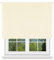 MERCURY TEXTIL- Estor Enrollable Opaco, Blackout, Fácil de Instalar, Protección de Pantalla para Ventanas, Cierra el Paso de la luz (Beige, 150x180cm)