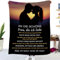 Tospass Kuscheldecke Personalisierte Decke Zwischen Paaren Decke Flanell Briefdecke Positiv Ermutigen Nachricht Brief Decke Tv-Decken Geschenk Hochzeitstag Valentinstag Geburtstag 150x200 cm