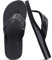 KuaiLu Flip Flops Herren Weich Leder Zehentrenner Männer Bade Sandalen Bequeme Breite Füße Badelatschen Yoga Gummi Fussbett Sommer Strand Zehensandalen rutschfest Indoor Outdoor Ganz in Schwarz 42