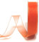 s.dekoda Schleifenband 50m x 25mm Orange Organza Chiffon Geschenkband Organzaband [1350-236]
