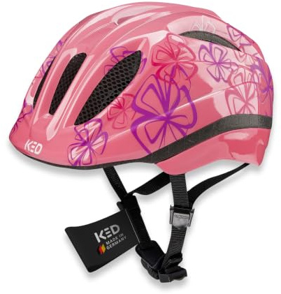 KED Meggy II Trend Fahrradhelm Für Kinder – Made In Germany, LED Rücklicht, MaxShell Technologie Und Präzise Größenverstellung