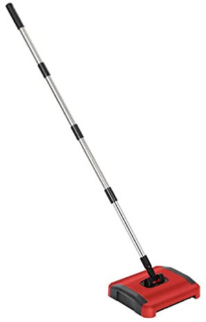 FUZYXIH Balai de sol manuel pour la maison - Brosse de nettoyage rotative efficace - Brosse de nettoyage rotative rotative - Brosse de nettoyage rotative - Brosse de nettoyage manuelle