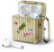 VISOOM Kompatibel mit AirPods Hülle AirPods Case Cute Apple Airpods 2 & 1, Voller Schutz Weiches TPU Suitcase Schutzhülle mit karabiner[Front-LED Sichtbar] (Gold)