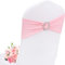 AIRIT LOVELY Lot de 50 rubans de chaise roses en élasthanne pour chaises de mariage avec Blucke pour décoration de fête prénuptiale, fête prénatale, anniversaire, banquet