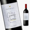 Lot x 2 Etiquettes Bouteille de Vin d'annonce de Grossesse - Futurs Grands-Parents - Grand Cru Spécial - Annonce future naissance pour Papy - Mamie - Grand-Père - Grand-Mère