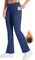 WILLIT Damen Thermo gefütterte Hosen Yogahose Bootcut Fleece Leggings Winter Warm Hose Flare Leggings Schlaghose Crossover Wasserdicht High Waist mit Taschen Navy M
