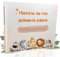 Album für Babys, zum Einkleben von Fotos und Schreiben, Erinnerungsbuch für Babys bis 5 Jahre, ideal als Geschenk für Mutter, Babyparty oder Geschenke für Neugeborene [60 Seiten + 58 Aufkleber]