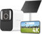 Anona Aurora 4K Solar Security Cameras Wireless Outdoor, Forever Power with Solar Panel, 8MP Color Night Vision, 24/7 AOV Recording, No Monthly Fees, AI Detection, Easy Setup, 2.4 GHz Wi-Fi, IP67