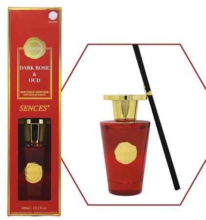Reed Diffuser 300ml Baltus Dark Rose & Oud Air Freshener Aromatherapy Fragrance