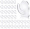 Fantasyon 50 Stück Haken Klebehaken Extra Stark Selbstklebend Transparent Haken Handtuchhalter Handtuchhaken Kleiderhaken Wandhaken Ohne Bohren für Wohnzimmer Küche Badezimmer