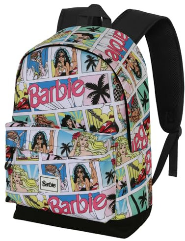 Karactermania Barbie Comic-FAN HS Rucksack 2.2, Mehrfarbig, 31 x 44 cm, Kapazität 24 L