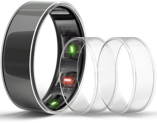 SimpleThings Transparenter Smart Ring-Schutzhülle kompatibel mit Oura Ring Gen 4 & 3, Kratzfester TPU Clear Ringhülle
