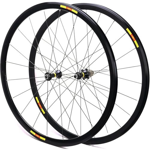 NBTRXWAFR 700C 28 Zoll Rennrad Laufradsatz 30Mm Felge V-Bremse Schnelle Veröffentlichung Für 7 8 9 10 11 Speed Kassette Ultraleicht Cruiser-Fahrradräder 1560G,Schwarz