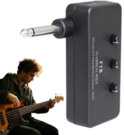 Amplificatore Per Chitarra Portatile Alimentato a Batteria Cassa Compatta | Amplificatore ad Effetto Pulito per Studio in Casa Per Lezioni di Musica Palco Viaggio Esibizione Registrazione Principi