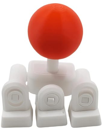 3pcs Keyboard Joystick Keycap, 6.5x5x6.4cm 3D Printed Button Attachment, Mechanical Arcade Stick Adapter, 4 Way Directional Key Mod, For Arcade Esports Office Video Editing Enthusiast Streaming Travel