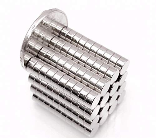 daw21onlineshop Neodym Magnete Starke Super Magnete 6x3mm 50 Stück N35 Sehr Starke Magnete für Glas-Magnetboards, Magnettafel, Whiteboard, Tafel, Pinnwand, Kühlschrank