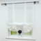 Joyswahl Raffrollo Voile Raffgardinen mit Tunnelzug Nina Bindegardine BxH 80x140cm Weiß 1er Pack