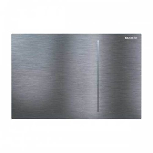 Geberit Sigma70 Flush Plate for Sigma 12cm Brushed Steel - Flush Bathrooms