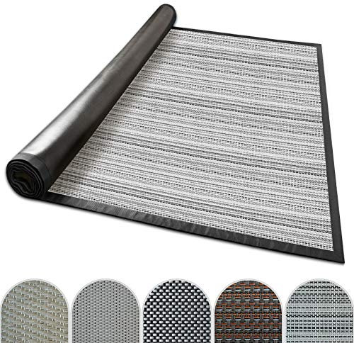 casa pura Outdoor-Teppich mit Bordüre | ideal für Terrasse, Balkon, Garten, Küche, Flur | aus Kunststoff wetterfest und rutschsicher | Viele Größen und Farben (Bologna, 160x230 cm)