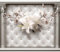 decomonkey Fototapete Blumen Leder 350x256 cm XL Tapete Wandbild Wandbild Bild Fototapeten Tapeten Wandtapete Wandtapete Lilien Architektur Abstrakt beige