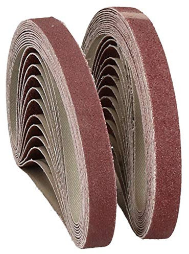 457mm x 13mm Mixed Grit Abrasive Sanding Belts Power File Sander Belt 25 Pack