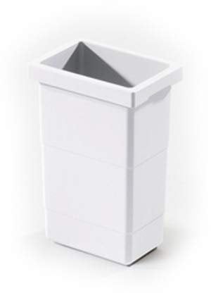 Hailo 1126919 Inneneimer 2,5 Liter weiß für Laundry Carrier (3270601) / TIDY Wäschebehälterauszug (8035212) / Ersatz - Eimer