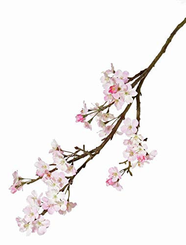 artplants.de Deko Zweig Apfelblütenzweig LINDJA mit Blüten, rosa, 105cm
