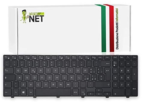 NewNet Keyboards Tastiera Italiana Compatibile per Notebook dell Inspiron 15 3000 3541 3542 3543 3551 15 5000 5542 5543 5545 5547 5548 5558 5559 17 5000 5748 5749 5755 5758 5759