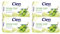 Cien Cremeseife Olive mit Olivenöl, ohne Mikroplastik, vegan, 4er-Pack, 4 x 150 g (= 600 g)