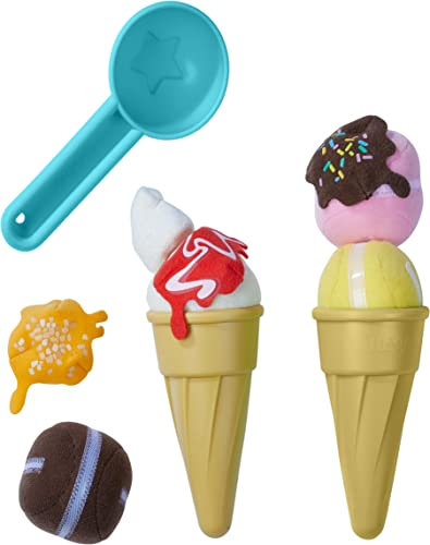 HABA 306436 - Spielset Waffeleis, Kasperletheater und Kaufladen ab 3 Jahren, Multicolor