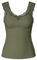 PIECES Damen Pcbarbera Lace Noos Top, Deep Lichen Green, M EU