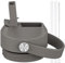 CHEETAH Straw Lid for Yeti Rambler Water Bottle 18 oz,26 oz,36 oz,46 oz,12 oz,64 oz,Straw Cap,Straws and Brush Include (Graphite)