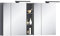 Lomadox Badmöbel Spiegelschrank 140 cm in anthrazit, B/H/T: ca. 140/80/16 cm