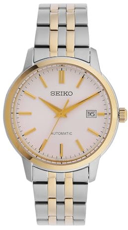 Seiko Herren Analog Automatik Uhr mit Edelstahl Armband SRPH92K1