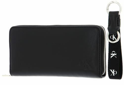 Calvin Klein Geldbörse Schlüsselanhänger CKJ Giftpack SLG Zip Around and Keyfob Black schwarz