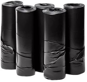 Aspect Black Bin Bags 100 Count Heavy Duty for Household Garbage Capacity 75L–Strong Black Refuse Sacks–Bin Liners for Everyday use, Office, Kitchen, Restaurant–Rubbish Garbage Bags(72x85cm)