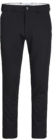JACK & JONES Jpstmarco Jjcooper Chino Noos Pls Homme Pantalons, Noir, 42W / 32L