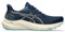 ASICS Damen GT-2000 12 Laufschuh, Blue Expanse/Champagner, 39 EU
