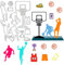 BENECREAT Basketball-Sportszene-Ausschnitt-Schablone, Dekorative Prägeschablone Für Basketball-Trikots Für DIY-Scrapbooking, Alben, Weihnachtskarten, 0.8 mm Dick