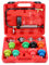 KATSU 14 Piezas Radiador Probador de Presión y Kit de Sistema de Enfriamiento Tipo Vacío, Depósito Universal de Agua Detector de Fugas Kit 450811
