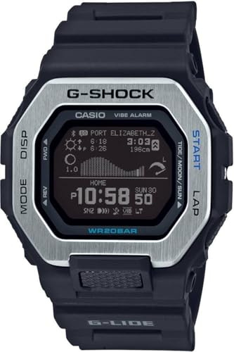 Casio G-Lide Nero Orologio Digitale GBX100-1D Resina Acciaio Inox Tempo Mondo 4549526269349