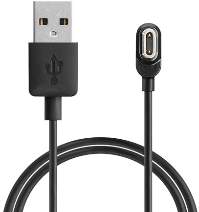 kwmobile USB Kabel Charger kompatibel mit imoo Watch Phone Z7 / Z8 / Z9 / Z10 Ladekabel - Smart Watch Ersatzkabel - Fitnesstracker Aufladekabel in Schwarz